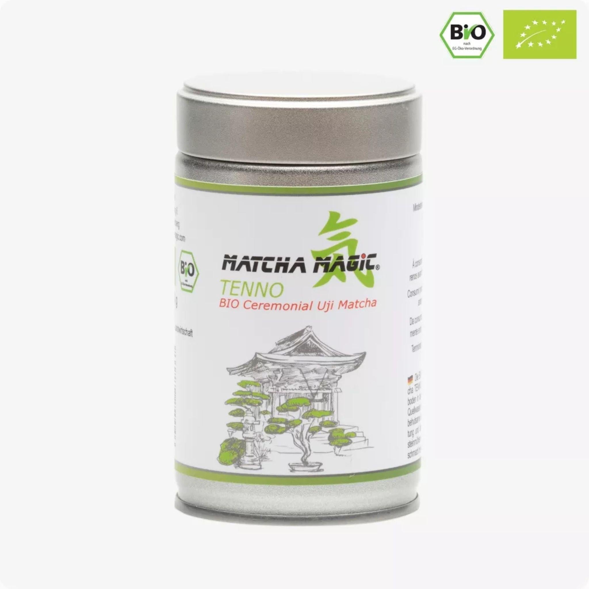 Bio Ceremonial Uji Matcha TENNO - 80g - Matcha Magic - Bio - EU Bio - general - health - montcalia.ch