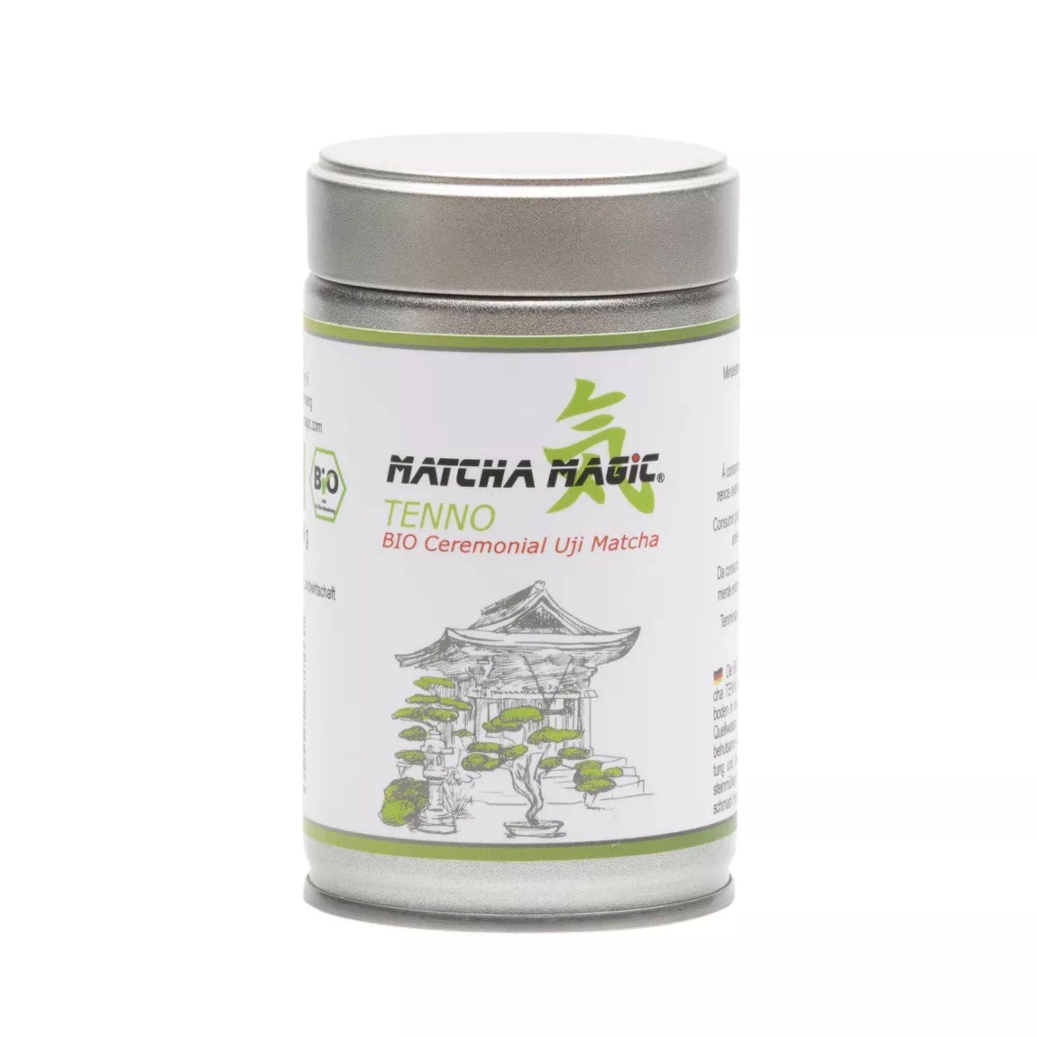 Bio Ceremonial Uji Matcha TENNO - 80g - Matcha Magic - Bio - EU Bio - general - health - montcalia.ch