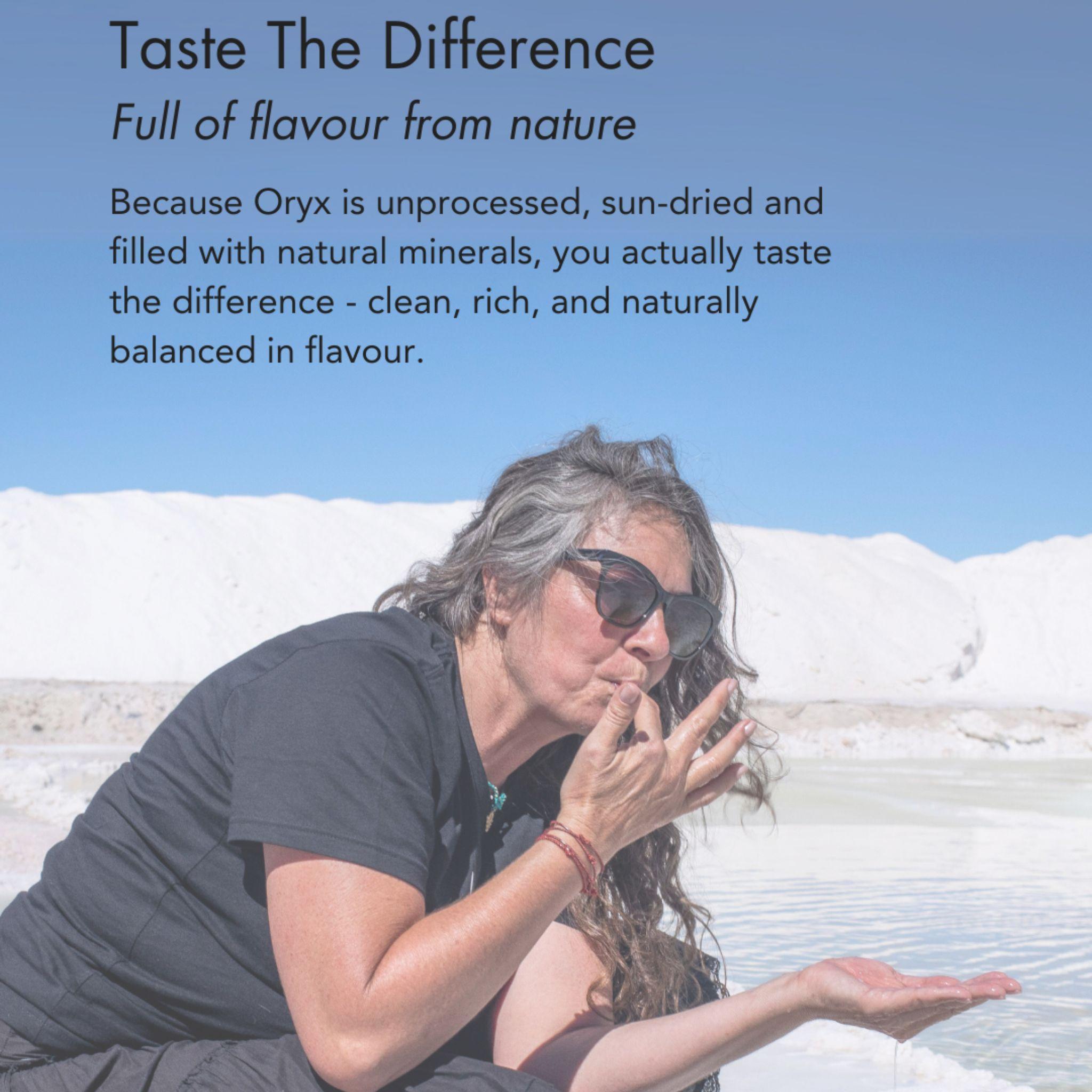 Oryx Desert Salt Premium Desert Salt – Salt Grinder 100g