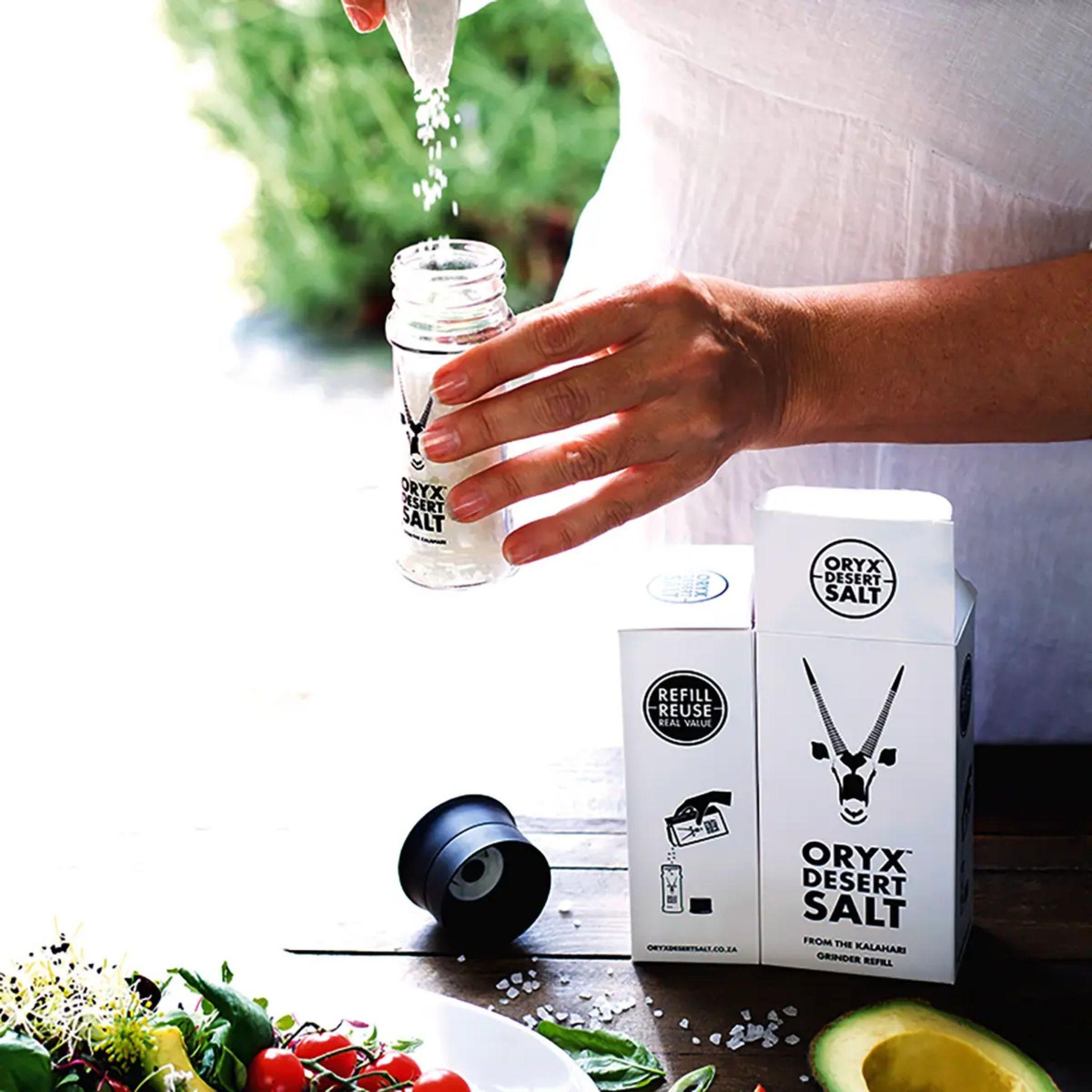 Oryx Desert Salt Bundle – Salzmühle 100g + Refill 1kg - ORYX DESERT SALT - UPODPSNUA500 - montcalia.ch